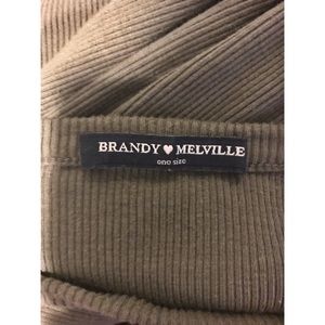 🦎 olive green ribbed dress by brandy melville 🐊